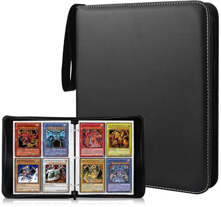 Album porte-cartes, 400 pochettes album cartes à collectionner, classeur de cartes, compatible avec diverses cartes de collection