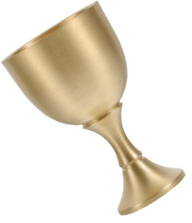 TOPBATHY Verre À Spiritueux En Laiton Coupe Du Saint Graal Verre À Vin Rétro Verres À Whisky Antiques Tasse À Boisson Gobelet À Thé Verre À Liqueur Rétro Calice De Communion Verres