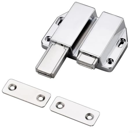 Cierre de gabinete de aleación de zinc para tope de puerta de cocina y amortiguador de cajones, pestillo de presión táctil con mecanismo de empuje para abrir, herrajes de cierre suave para muebles