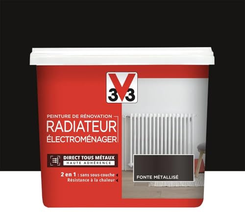 V33 Peinture De Rénovation Radiateur Électroménager Fonte 0,75 L