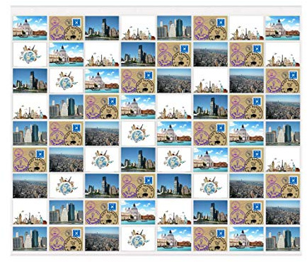 trendfinding® Fotovorhang 10x15cm Hoch und Querformat Foto Bilder Postkarten Format Fotowand Fotogalerie Fototaschen Fotohalter Taschenvorhang Fotos (72 Fotos Querformat 10x15)
