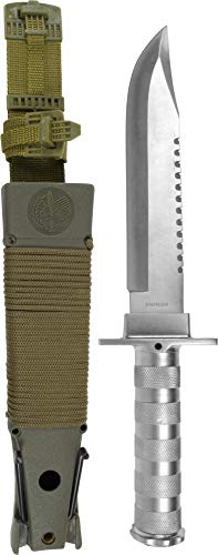 normani Taktisches Messer/Kampfmesser 'Survival' Farbe Silver
