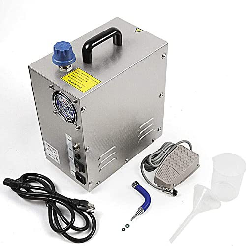 JODAIS Máquina limpiadora de Vapor de joyería, Limpiador de Vapor de Alta presión de 1300 W, máquina limpiadora de Vapor de Gemas de Acero Inoxidable Profesional, máquina de Vapor Multiusos