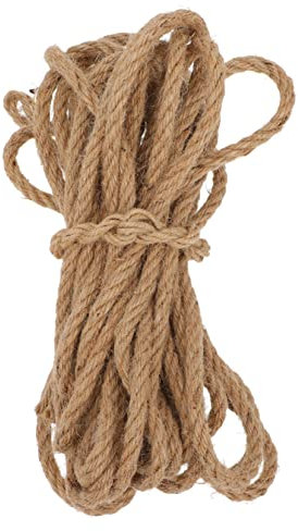 Yardwe Hanfseile Bastelseil Handgearbeitetes Juteseil Partyseil Gartendeko Dekoratives Seil Für Verpackung Und Dekoration Im Vintage-Stil