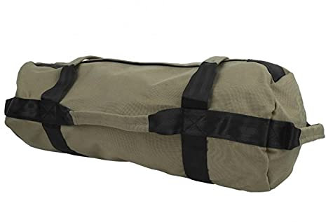 Sandsack Fitness,Fitness Sandsäcke 48x20cm Gewichtheben Sandsack Schwere Sandsack Yoga Boxing Kraft Training Gym Sandbag Training Power Bag Fitnessgeräte (Color : Black)