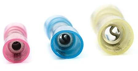 DOITOOL 100 Stück Schrumpfverbinder Mit Isolierten Crimp Anschlussklemmen Wasser Und Flammhemmend Durchsichtige Kabelverbinder Für Elektrische Drahtklemmen Stoßverbinder Für Elektroanwendungen