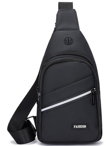 NEUSOP Brusttasche Sling Bag Herren Umhängetasche Bag Schultertasche Wasserdichte Crossbody Umhängetaschen Handtasche Herren Rucksack für Sport Arbeit Radfahren Reisen