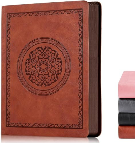NATTHSWE Notizbuch A5 Liniert mit 300 Seiten & Softcover - 80g/m² Papier für Büro, Schule, Studium, Haushalt | Planungstagebuch, Business-Schreibbuch