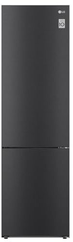 LG GBP62MCNAC - Frigorífico congelador combinado, 384 L, eficiencia energética A, Total NoFrost, DoorCooling+, bajo nivel de ruido, diseño moderno en color antracita negro, 59,5 x 67,5 x 203 cm