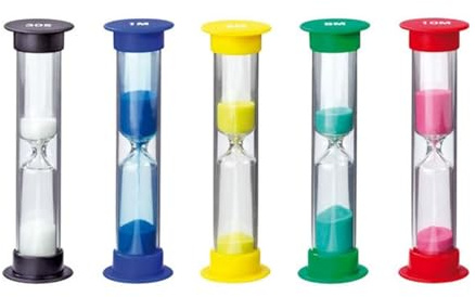 KAKASEA Magnetische Sanduhr, 1 Minute, Sanduhr, Timing-Lösung für Wettkampf, Zähneputzen, Lesen, Kochen und mehr