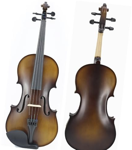 Geige Massivholz Antik Matt Handgefertigte Violine 4/4 Mit Etui Und Bogen(1/10)