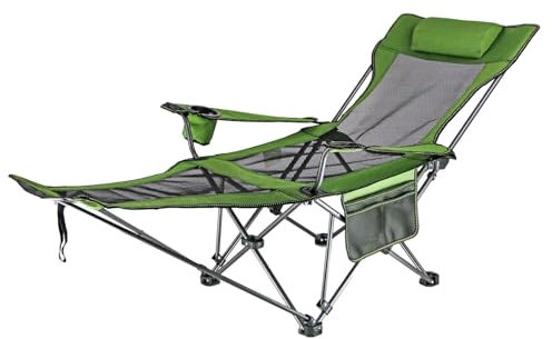 VNGBFGDFVN Campingstuhl, Strandstuhl, strapazierfähig, Armlehne, Liegestuhl, Hocker, Loungesessel, Klappstuhl zum Angeln, Reisen, Picknick