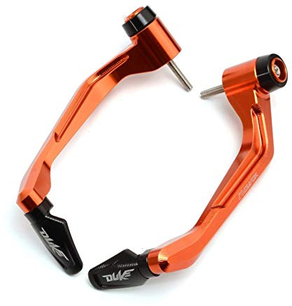 XEBRAD for KTM, for Duke 390 Duke 125 250 Duke 250, Motorrad Kupplung Bremshebel Lenker Schutz Schutz Bar Ends Motorrad-Kupplungshebel(Orange)