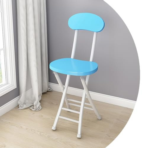Sgabello pieghevole da bar, sedie da pranzo portatile, altezza seduta (45 cm), sgabello pieghevole da giardino, campeggio, sedie da cucina, per bistrot, sala da pranzo, soggiorno, camera da letto, con