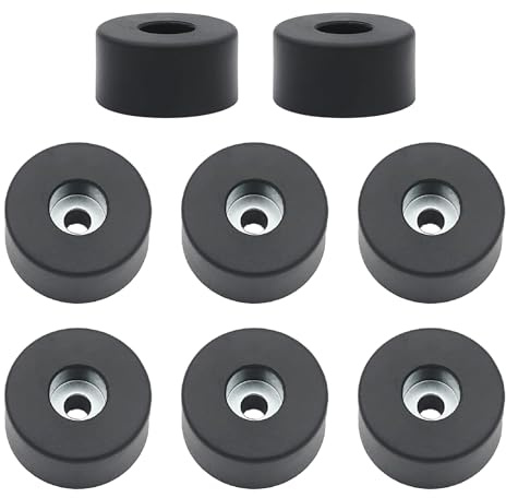 [8-Pack] 192310GS Anti Vibration Rubber Feet for Air Compressors, Generators & Pressure Washers Isolation Pads Compatible with Coleman Powermate 094-0026, Sanborn E106661, D091007
