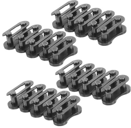 BCOATH 20pcs Bicycle Chain Buckle Cycling Chain Link Connector for Steel Construction