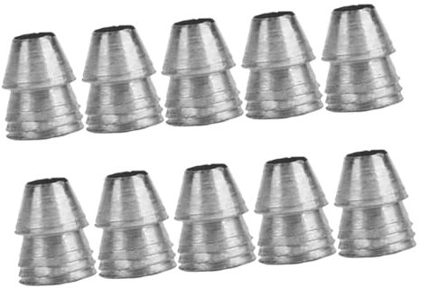 IWOWHERO 10 Pezzi Cuneo D' Spaccata Sostituzione Di Sopravvivenza Maniglia Scissione Di Tritare Cuneo Robusto Cuneo in Metallo Per Silver Ferro Da Stiro