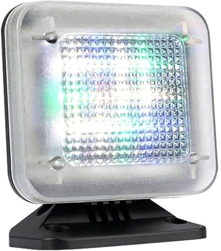 Lampe LED simulateur TV - Lumière anti-effraction avec 4 modes, minuterie et capteur pour la sécurité de la maison - Dissuasion contre le vol et la protection contre le cambriolage