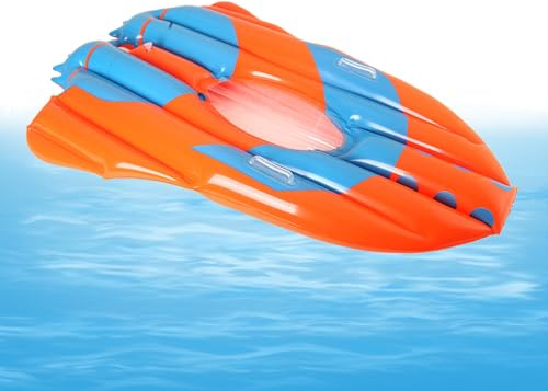 Aufblasbares Bodyboard, Airplane Bodyboard Design, faltbar und tragbar mit Pool Water Pad Surfboard für Anfänger, Kinder, , Swimming Pool Use, 47,24 x 33,46 x 3,15 Zoll