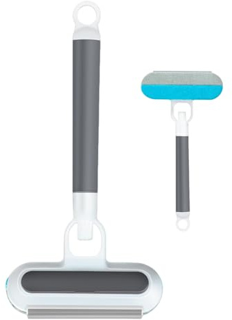 Pet Hair Remover Tool for Furniture from Animal Hair | Washable Carpet Scraper with Accessory for Clothes Linen and Upholstery