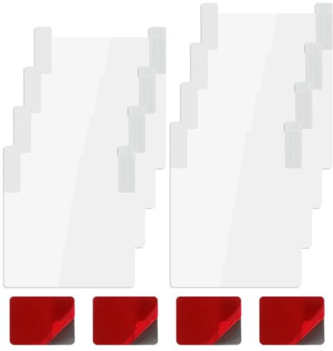 MBAIYO Electrostatic Film for Dash Cam,Windshield Sticker for Dash Cam Adhesive Clear Static Cling Films,Windshield Static Sticker for Mounting Car Camera Phone Projection Screen