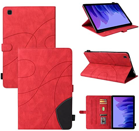 Resa med surfplatta Pu Läder Smart Tablet Väska, Fällbart Standfodral, Automatisk Sleep/Wake Funktion Tablet Väska till Samsung Galaxy Tab A7 10.4 2020 Case (SM-T500 / T505 / T507) Surfplatta skydd