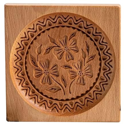 Moldes de madera para galletas de Navidad, herramientas festivas para hornear pan de jengibre y pasteles, seguros para los niños, fáciles de limpiar, idea de regalo única