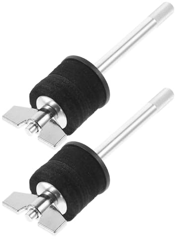 Kisangel 2 Piezas Soporte de Platillos Hi-hat Brazo de Platillo Montado Bombo Clips para Práctica de Música y Interpretación