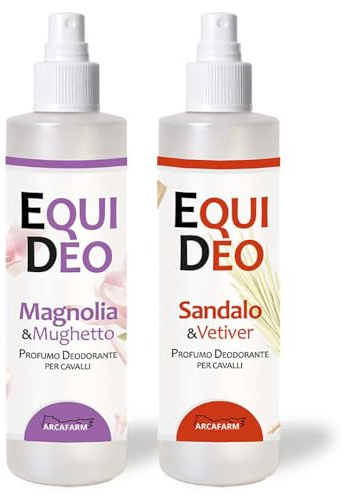 Profumo per Cavallo 2x250ml Arcafarm EQUIDEO, Spray deodorante grooming