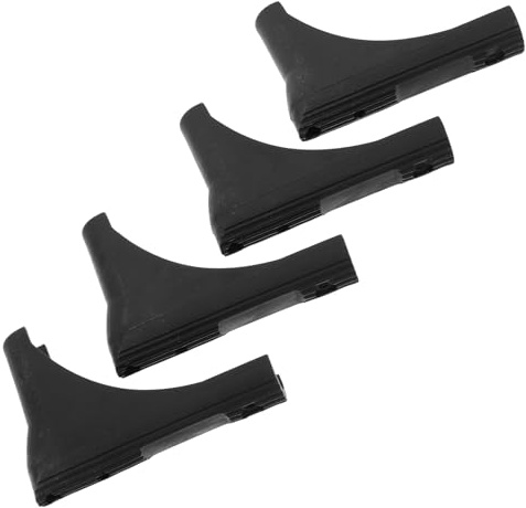 Pièces Détachées Étendoir à Linge, Protège-pieds Noirs 19mm, 4 Pièces | Protège-pieds D'étendage en Plastique, Installation Facile, Protection du Sol, pour Parquet et Séchoir