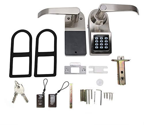 Porta d'ingresso Blindata Serratura con codice di Sicurezza Intelligente induzione con Codici Tessera IC Porte Interne Esterne dell'appartamento per la residen