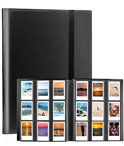432 Pockets Photo Album for Fujifilm Instax Mini Camera, Polaroid Camera, for Fujifilm Instax Mini 12 11 9 40 41 99 90 8 7 EVO LIPLAY Instant Camera, Polaroid Snap PIC-300 Z2300 Instant Camera, Black