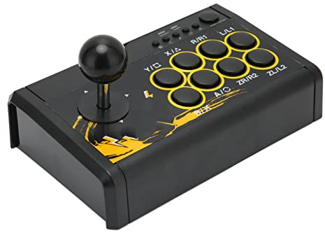Vomeko Arcade Fight Stic Street Fighter Arcade Game Fighting Joystick con Puerto USB, Retro Gaming Joystick, Retro Arcade Fighting Controller para PS3, PS 4, Switch, PC