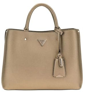 GUESS Meridian Girlfriend Satchel Pewter