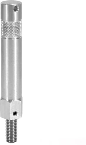 Generic Modern Studio Equipment 3 Aluminum Baby Pin with 3/8 Male Thread, Silver