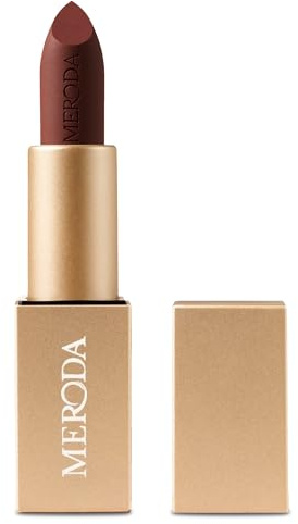 MERODA® Velvet Dream Lipstick [MATTE FINISH] - Langanhaltender Lippenstift Matt - Lip Finish verschiedene Nudetöne - Vegan (Grape Galore, 4g)