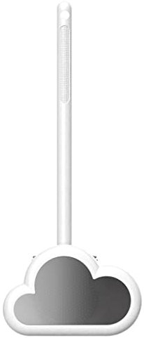 Cepillo de inodoro de silicona con mango largo, herramienta creativa de limpieza del hogar para lavar las manos, estropajo montado en la pared para limpieza de baño, duradero y eficiente