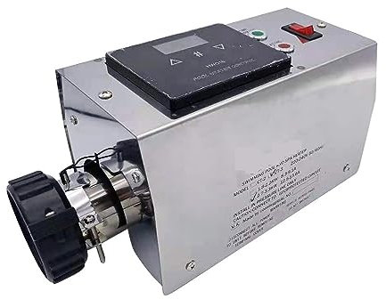 AUBEST Calentador de Piscina, Calentador de Piscina de 3KW, Calentador eléctrico for Piscina y baño de SPA, Calentador de Agua for bañera, termostato, Accesorios for Piscina