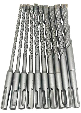 martillo perforador, 1 Juego de taladro de Martillo rotativo SDS-Plus, juego de brocas SDS Plus de 160mm, broca de mampostería de acero de carburo YG8 for accesorios de hormigón(5pcs 6mm)