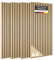 JELLE & JACOB Wandpaneele Akustikpaneele Holz Eiche Furnier 104x52 cm, 4er Set 3D Wandpaneele Holz Wandverkleidung, Akustikpaneel Deko hell Wohnzimmer, Garderobe, Akustik Wand Paneele