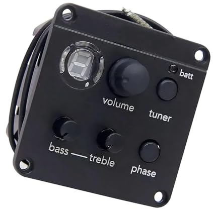Akustik Tonabnehmer Anfänger Für Akustikgitarre Pickup Preamp EQ Elektrische Box Equalizer