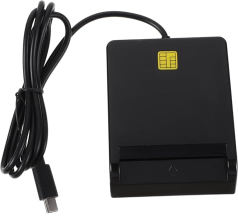 ROMISBABA Lecteur Carte USB Portable Multi Compatible Windows Vista Type C Lecteur Cartes Sim IC CAC pour Rapide et Installation Facile