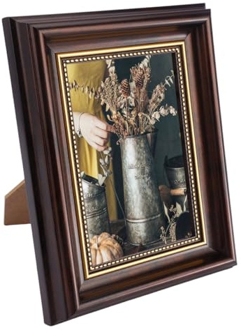 Fyrdm 1 Stück Bilderrahmen Vintage,10×15cm Fotorahmen Vintages Deko
