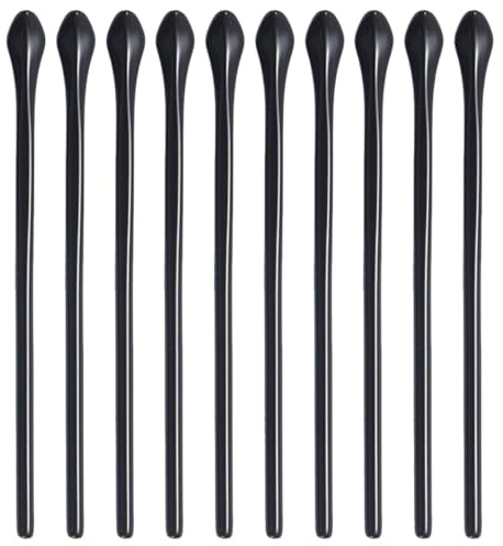 Alipis Brillenzubehör 10 Stück Ohrbügel aus Acetat Bügelenden für Metallbrillen Rutschfeste Brillenpolster für Angenehmen Sitz Beim Sport und Alltag