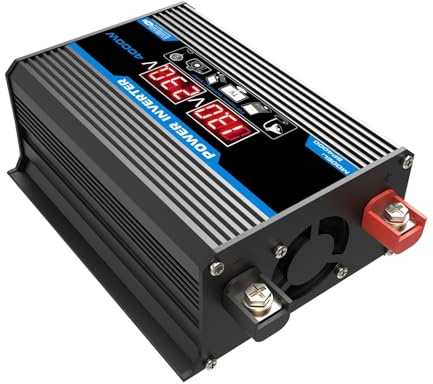 Inverter, Convertitore Di Potenza Per Auto Da 4000 W DC 12V A AC 220V Doppio Display Digitale LCD Adattatore Tensione Trasformatore,per Auto,Camion, Camper
