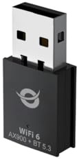 CONCEPTRONIC Adaptador USB Bluetooth 5.3, AX900 Dual Band WLAN 6, Receptor Compacto WiFi y Bluetooth