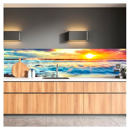 Dimex Küchenrückwand Folie selbstklebend Sonnenuntergang | Klebefolie - Dekofolie - Spritzschutz für Küche | Made in EU - 260 cm x 60 cm