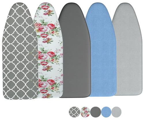 SPeesy Housse Table À Repasser Extra Large avec Cordon De Serrage-pour Fer A Vapeur-Universel Max 130x48cm-Plus d'eau sous La Table-Repasse Jusqu'à 50% Plus Vite (Color : Bleu, Taille : 130x48cm)