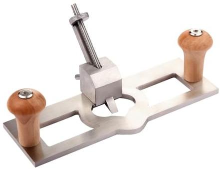 Herramienta de Carpintería de Mano de Avión de Enrutador-Cepilladora de Madera de Mano Ajustable, Máquina de Afeitar de Madera de Acero Inoxidable, Cepilladora de Enrutador de