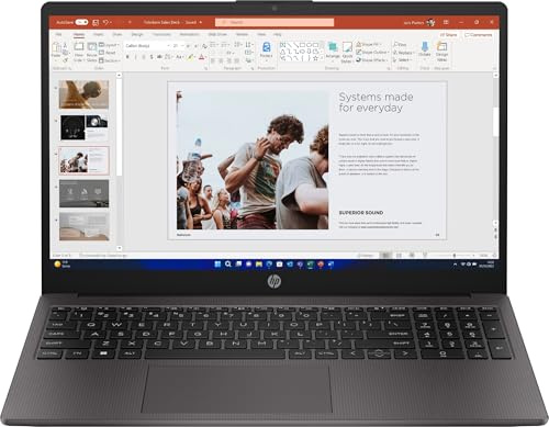 HP 250 Intel Core i5 16GB RAM 256GB SSD 15.6 Inch Windows 11 Pro Laptop